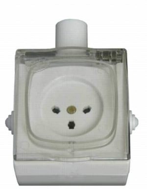 שקע כח ירדן P1 מוגן IP-20