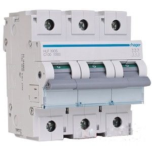 חצי אוטומט hager NCN 10KA 3*100A