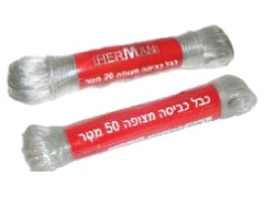 כבל כביסה מצופה 20 מטר