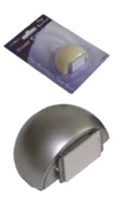 סטופר לדלת פרקט ניקל מבריק (בליסטר)