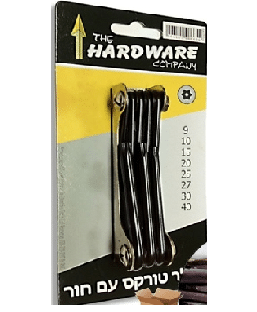 סט אולר טורקס עם חור -8 יח' HARDWARE