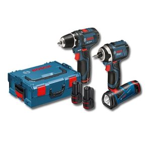 סט מברגה/מקדחה בוש BOSCH GDR+GSR 10.8-2-LI