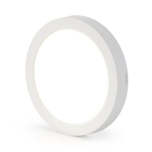 פאנל לד צמוד אינטגרלי עגול 8" 18W, אור ניטרלי