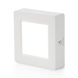 פאנל לד צמוד אינטגרלי מרובע 100X100 6W, אור קר
