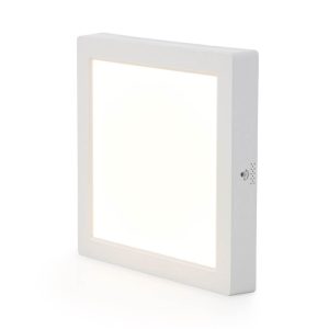 פאנל לד צמוד אינטגרלי מרובע 210X210 18W, אור ניטרלי