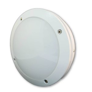 צמוד קיר עגול לבן SNOW IP65 20W אור קר 120°