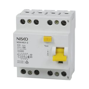 ממסר פחת NSK463-2 4X63/0.03 30mA