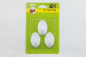 קולב אובאלי בינוני - לבן - 3 יח' (ירוק) קולב אובאלי בינוני - לבן - 3 יח' (ירוק)