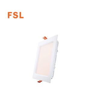 פנל שקוע תקרה מרובע 6 וואט  120X120 לבן אור חם F