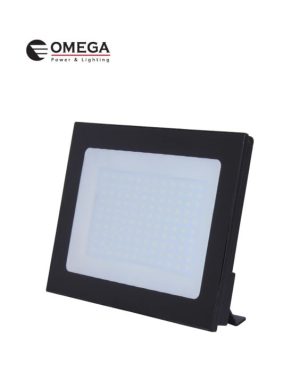 פנס הצפה שחור 100W אומגה 6500 דגם TAB-10