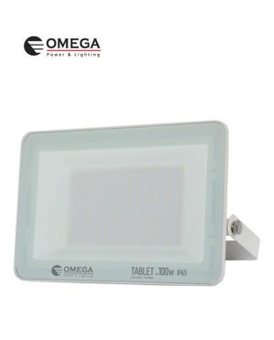 פנס הצפה לבן 100W אומגה 6500 דגם TAB-10