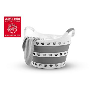 סל כביסה 35 ליטר עגול מתכווץ