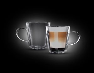 סט 2 כוסות דאבל 220 מ"ל CAPPUCCINO KENY