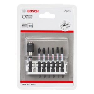 סט 8 חלקים ביטים+מוביל BOSCH לאימפקט 522326