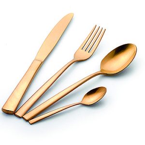 סט סכו"ם מהודר 24 חלקים PURE GOLD