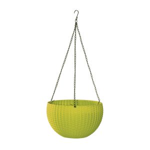 סלסלת תלייה חנה 28cm x H16 - ירוק ליים