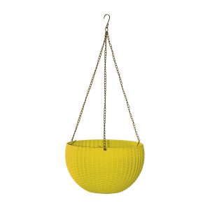 סלסלת תלייה חנה 28cm x H16 - צהוב