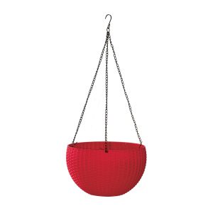 סלסלת תלייה חנה 28cm x H16 - אדום