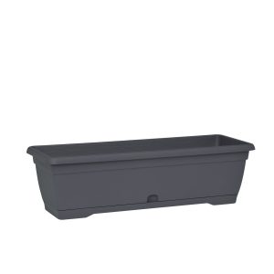 אדנית מיני צבר 35X12.5 H10 + תחתית - פחם