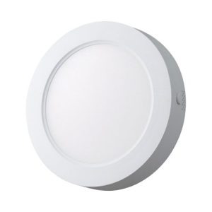 פאנל לד צמוד אינטגרלי עגול 6" 12W, אור ניטרלי