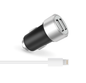 מטען רכב מהיר 3A + כבל LIGHTNING