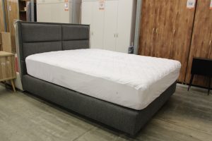 מיטה מעוצבת בסיס מיטה נסתר + ארגז +ראש מיטה ואגס