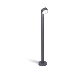 בולרד אפור כהה TRUMPET LUTEC 11W IP54 850mm אור חם