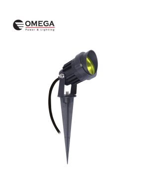 דוקרן גינה מוגן מים ספייק LED אור חם 12V