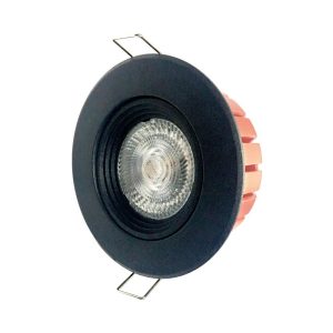 שקוע לד עגול מתכוונן שחור POINT 10W, אור חם