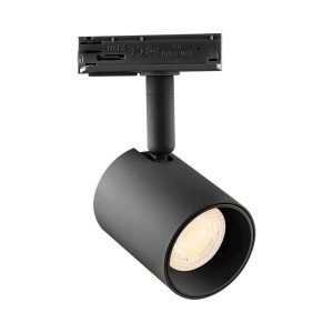 ספוט לפס צבירה חד פאזי שחור VERED 8W אור חם 36°