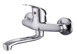 ברז מיקסר מהקיר קצר מתכוונן SPLASH