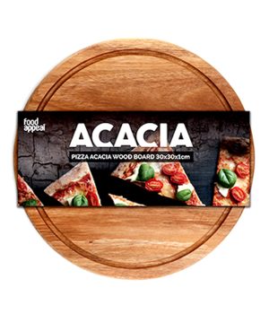 קרש פיצה 1*30*30 ס"מ מעץ שיטה ACACIA