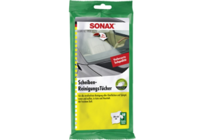 מגבונים לניקוי שמשות 10 יחידות מגבונים SONAX
