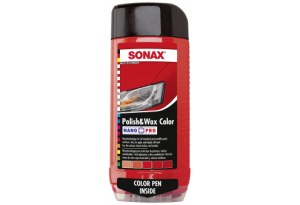 פוליש ווקס לרכב NANO PRO אדום SONAX 500ML