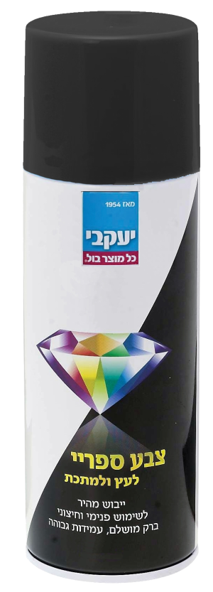 ספריי דו איט שחור מט