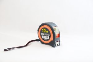 מטר 10מ` (25ממ) מצופה גומי SPARK PRO