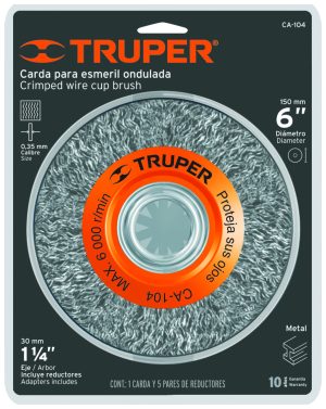 מברשת פלדה למשחזת ציר 6 TRUPER