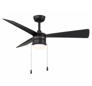 ‏מאוורר תקרה ElectroStar Star 3 44 שחור יבואן רשמי !