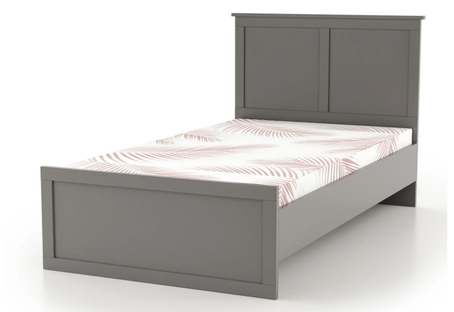 מיטה מעץ דגם סיד SIDE אפור מבית Twins Design מיטה מעץ דגם סיד SIDE אפור מבית Twins Design