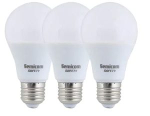 שלישיית נורות 10W A60 SAFETY אור חם