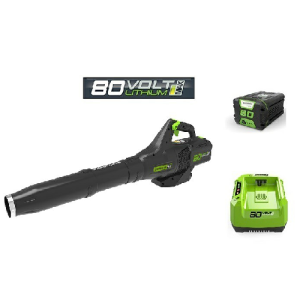 מפוח עלים 80V PRO(חדש) + סוללה 2.0Ah + מטען מהיר greenworks