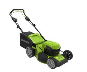 מכסחת נסיעה עצמית גוף פח 46 ס"מ 48V(2X24V) Brushless – גוף בלבד. greenworks
