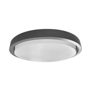 צמוד קיר/תקרה IP65 18W MARS אפור - גוון אור משתנה בקליק