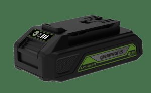 סוללה 24V 2.0Ah עם שקע USB greenworks סוללה 24V 2.0Ah עם שקע USB greenworks