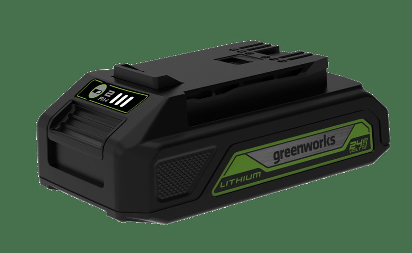 סוללה 24V 2.0Ah עם שקע USB greenworks סוללה 24V 2.0Ah עם שקע USB greenworks