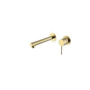ברז רובי 49123 מהקיר לכיור אמבטיה מדגל /זהב מוברש