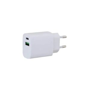 מטען קיר כפול 20W לבן GPL-PD202