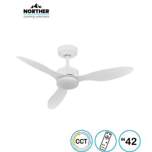 מאוורר תקרה 42" VERMONT לבן 24W יבואן רשמי !
