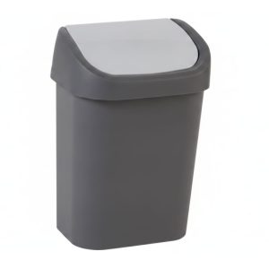 פח אשפה מיסטרל שטוח 25 ליטר פלסטיק ממוחזר Mistral Flat Waste Bin 25L צבע אפור Gray