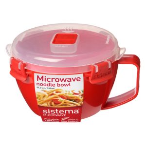 מיקרו - קערית נודלס MICROWAVE צבע אדום מיקרו - קערית נודלס MICROWAVE צבע אדום